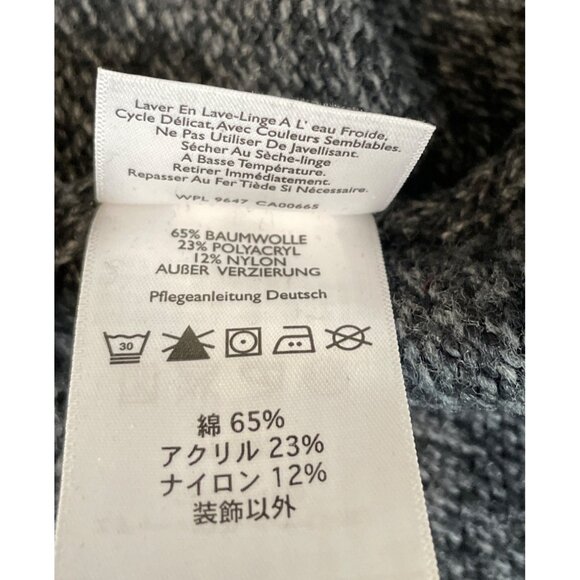 Eddie Bauer Mens Nordic Pattern Sweater XXL Gray & Red Wool Blend Crewneck - Picture 11 of 12